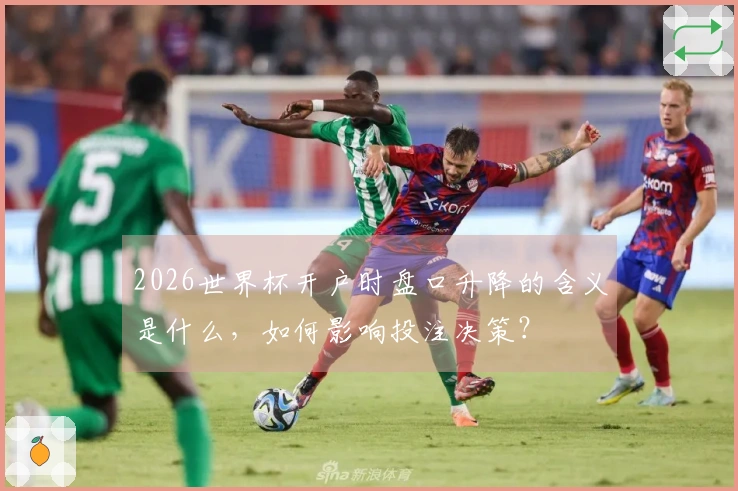 2026世界杯开户时盘口升降的含义是什么，如何影响投注决策？